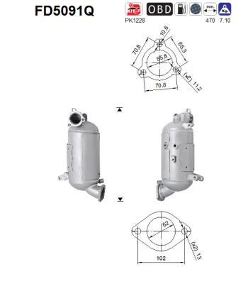 AS FD5091Q Filtro...