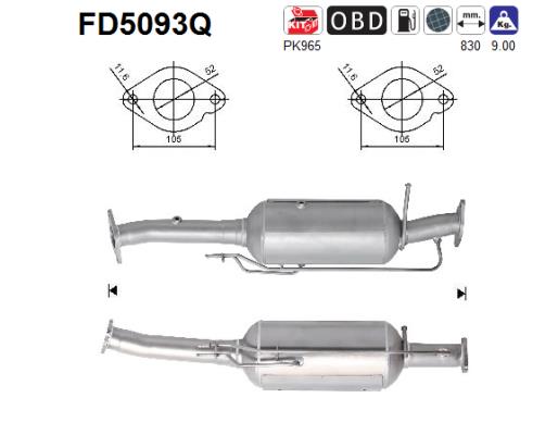 AS FD5093Q Filtro...