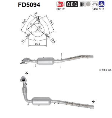 AS FD5094 Filtro...