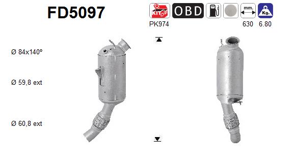 AS FD5097 Filtro...