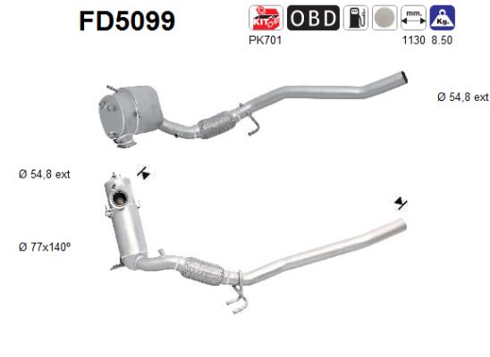 AS FD5099 Filtro...