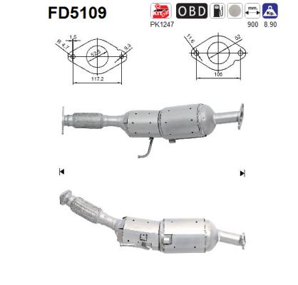 AS FD5109 Filtro...