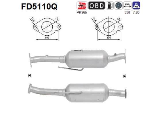 AS FD5110Q Filtro...