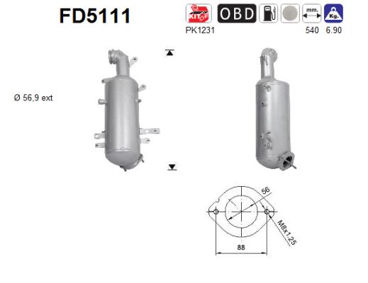 AS FD5111 Filtro...