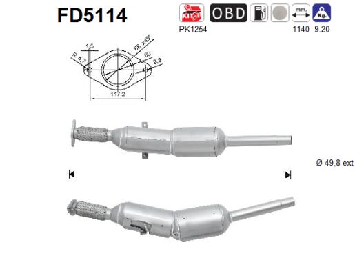 AS FD5114 Filtro...
