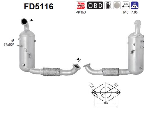 AS FD5116 Filtro...