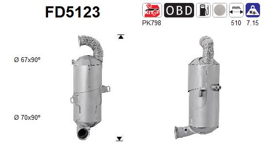 AS FD5123 Filtro...