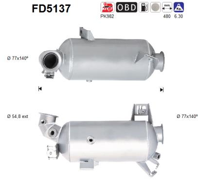 AS FD5137 Filtro...