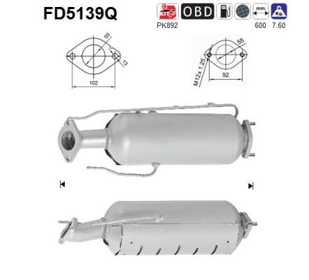 AS FD5139Q Filtro...