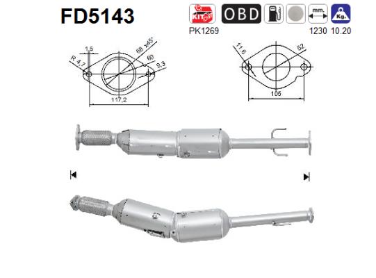 AS FD5143 Filtro...