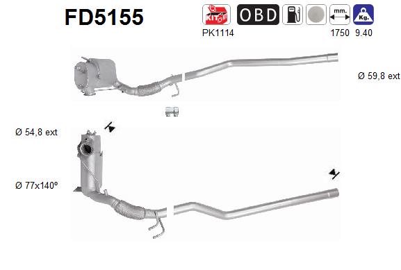 AS FD5155 Filtro...