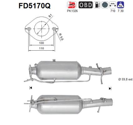AS FD5170Q Filtro...