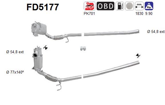 AS FD5177 Filtro...