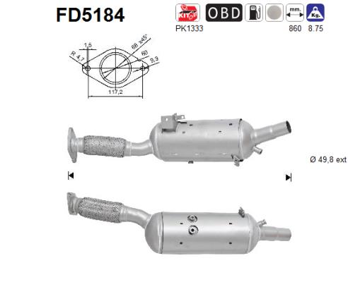 AS FD5184 Filtro...