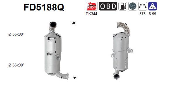 AS FD5188Q Filtro...