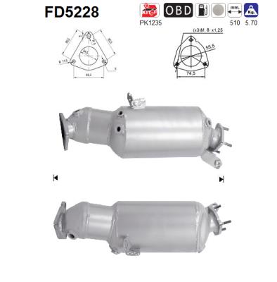 AS FD5228 Filtro...