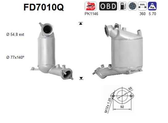AS FD7010Q Filtro...