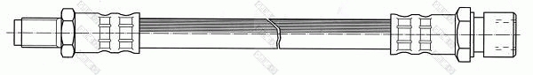 GIRLING 9002184 Ελαστικός σωλήνας συμπλέκτη for LADA