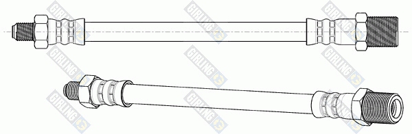 GIRLING 9003167 Ελαστικός σωλήνας συμπλέκτη for AUSTIN
