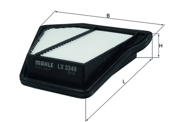 MAHLE LX 3349 въздушен филтър