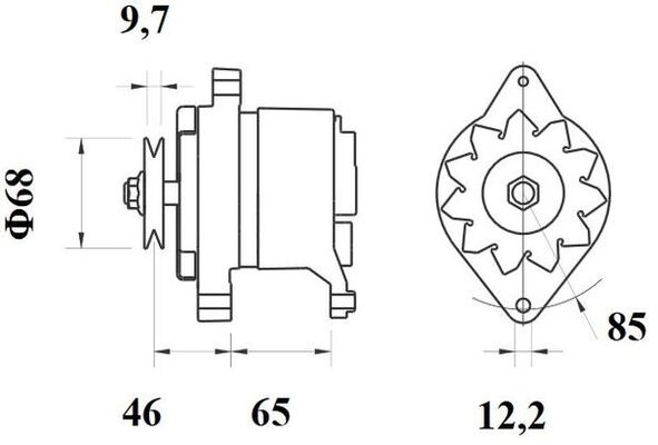 MAHLE MG 127 генератор