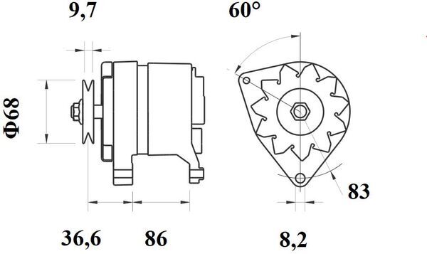 MAHLE MG 426 Dynamo