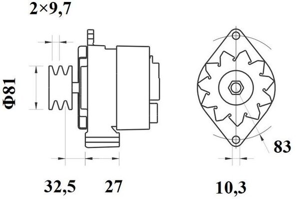 MAHLE MG 530 генератор