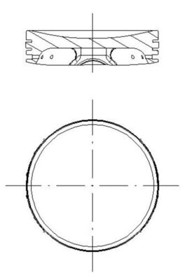 MAHLE 765 PI 40005 002 Piston