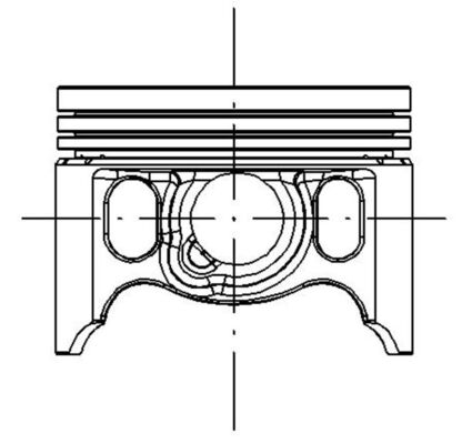 MAHLE 765 PI 40007 002 Πιστόνι for BAJAJ