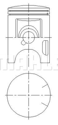 MAHLE 625 PI 40033 000 Πιστόνι for YAMAHA