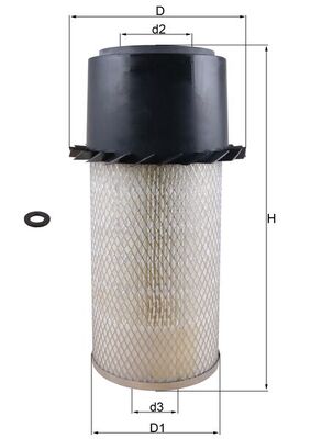 MAHLE LX 18 légszűrő