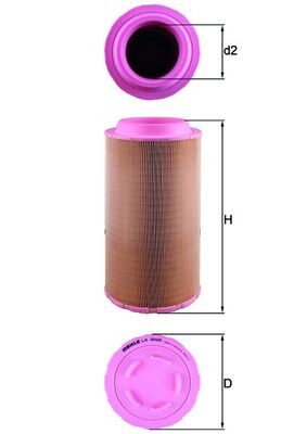 MAHLE LX 2020 légszűrő...