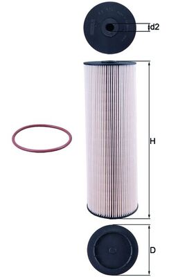MAHLE KX 514D Φίλτρο καυσίμου