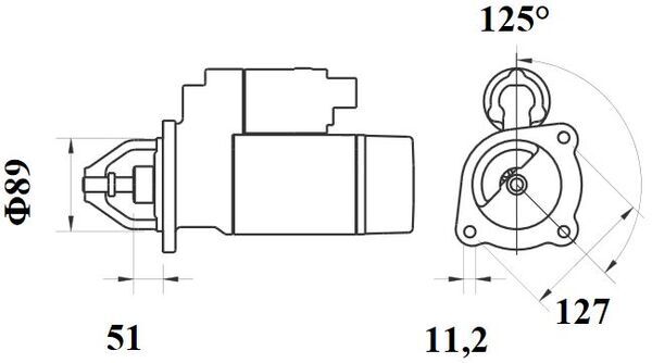 MAHLE MS 753 стартер