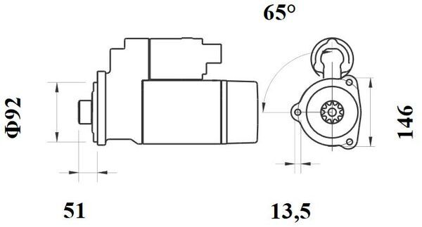 MAHLE MS 758 starter