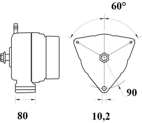 MAHLE MG 809 генератор