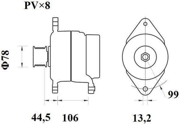 MAHLE MG 817 генератор