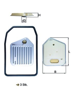 MAHLE HX 163KIT хидравличен...