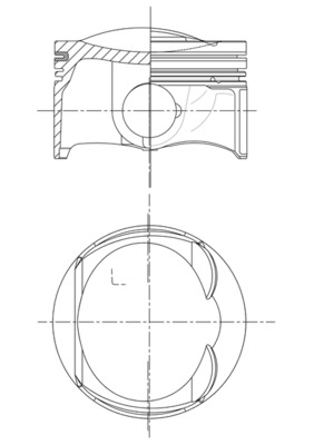 MAHLE 033 PI 00109 000 Píst