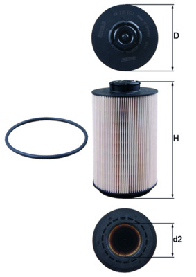 MAHLE KX 230D Φίλτρο καυσίμου