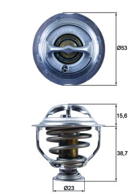 MAHLE TX 123 95D Termostat,...