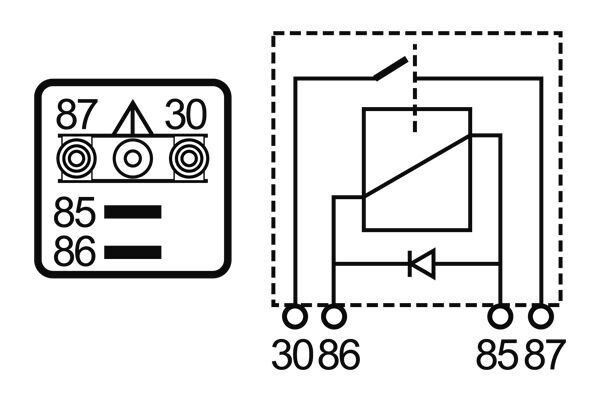MAHLE MR 104 Ρελέ, ρεύμα...