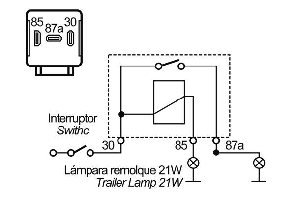 Relay, main current 2