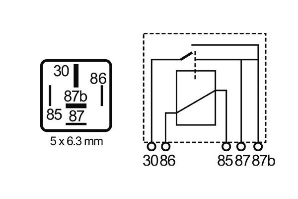 Relay, main current 2