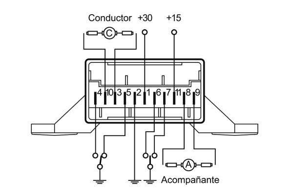 Relay, window regulator 2