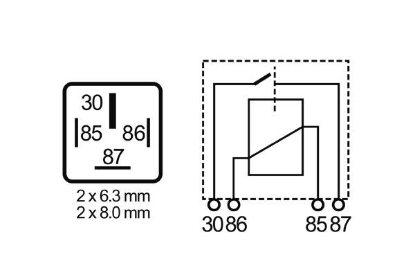 Relay, main current 2
