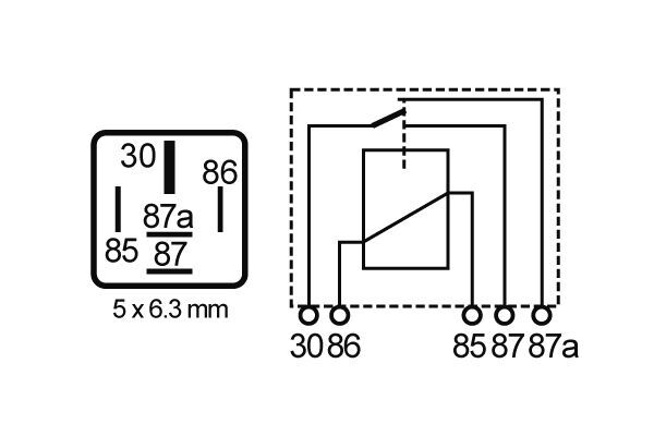 Relay, main current 2