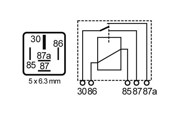 Relay, main current 2