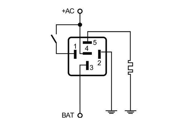 Relay, rear window heating 2