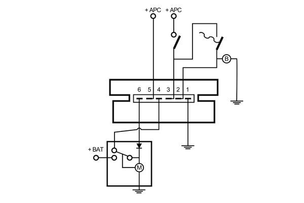 Relay, wipe/wash interval 2